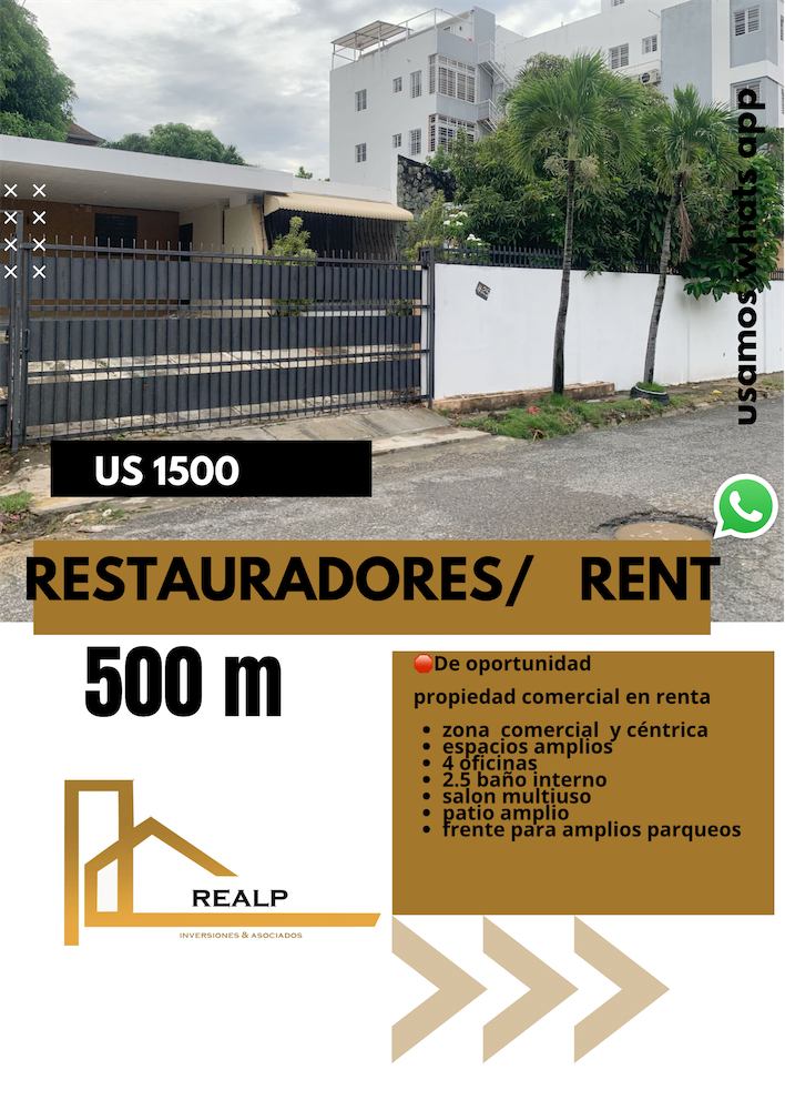 casas - Propiedad comercial 500 metros 0