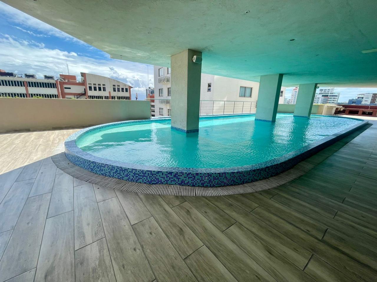 apartamentos - Se Alquila Apartamento Amueblado en el Ens. La Julia (Vista Al Mar) 5