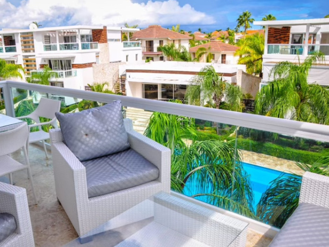 casas vacacionales y villas - PENTHOUSE EN EL CORTECITO, BAVÁRO 3