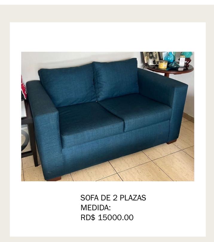 muebles y colchones - Sofa Doble Plaza 0