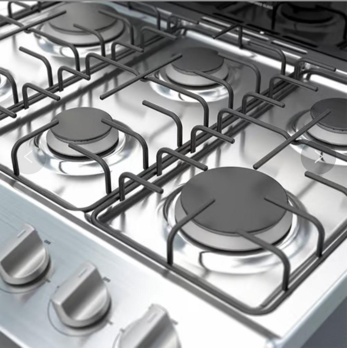 electrodomesticos - Estufa Whirlpool 30 pulgadas - 6 quemadores