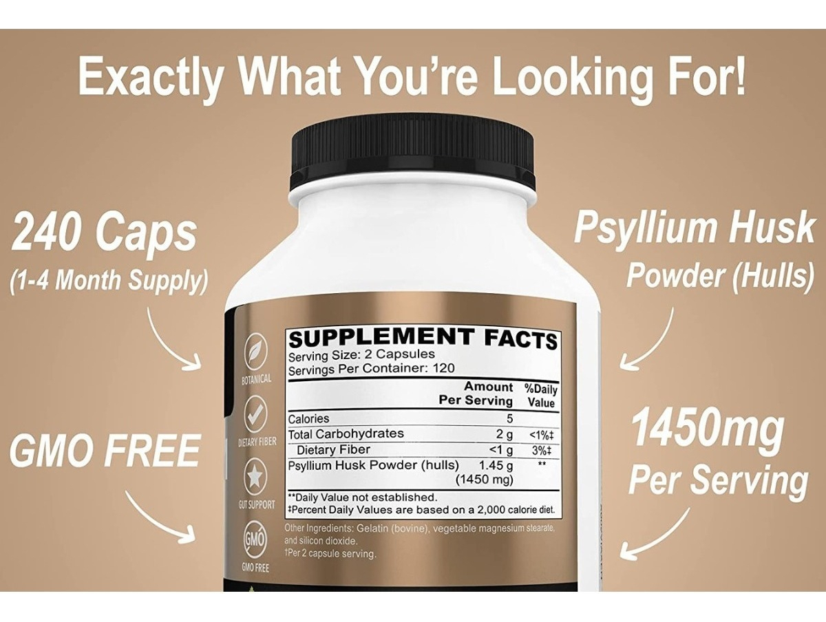 Salud y Equipamiento Médico - Psyllium 240 Cap Dr. Bo. 1