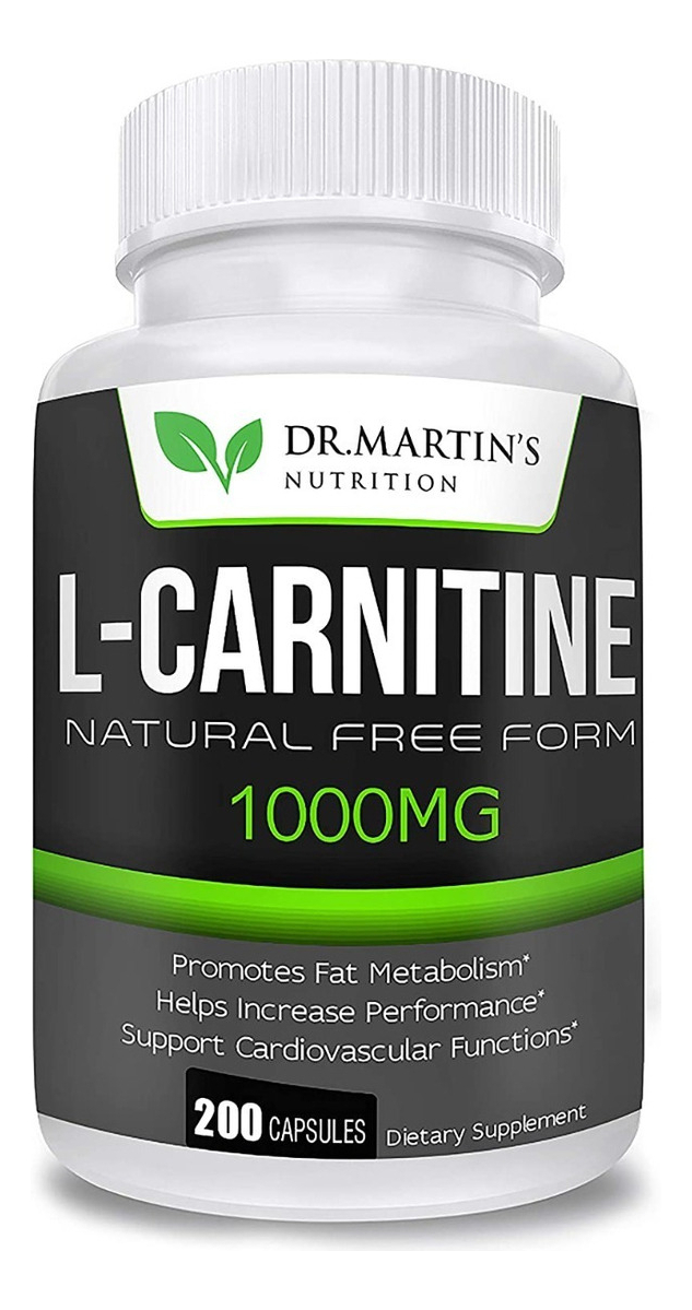 Salud y Equipamiento Médico - L-carnitina Extra Fuerte 1000 Mg Metabolismo 200 Cap 0
