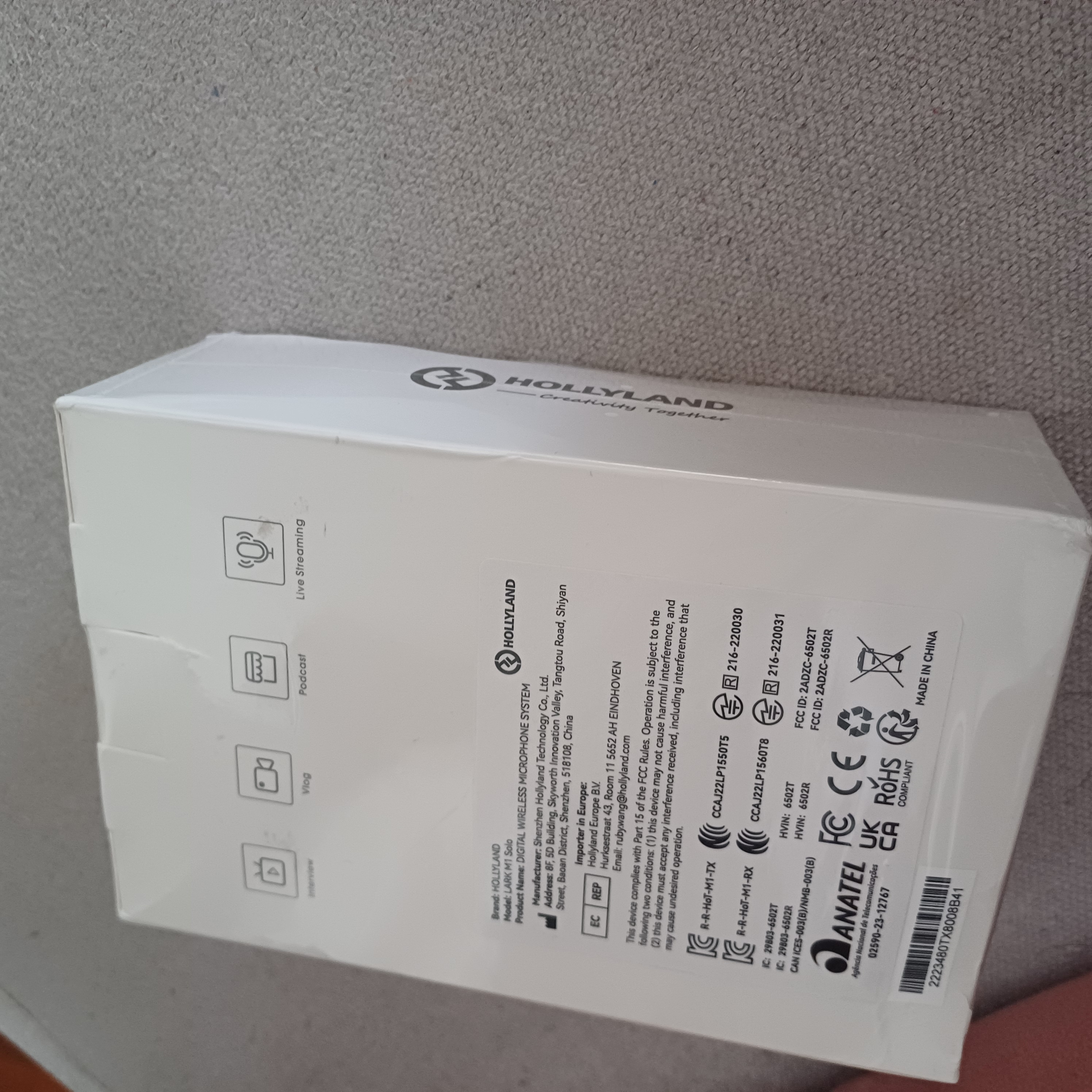 otros electronicos - microfono hollyland lark m1 (solo) 2