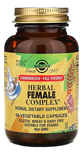 Salud y Equipamiento Médico - Solgar Herbal Female Complex 50 Capsulas