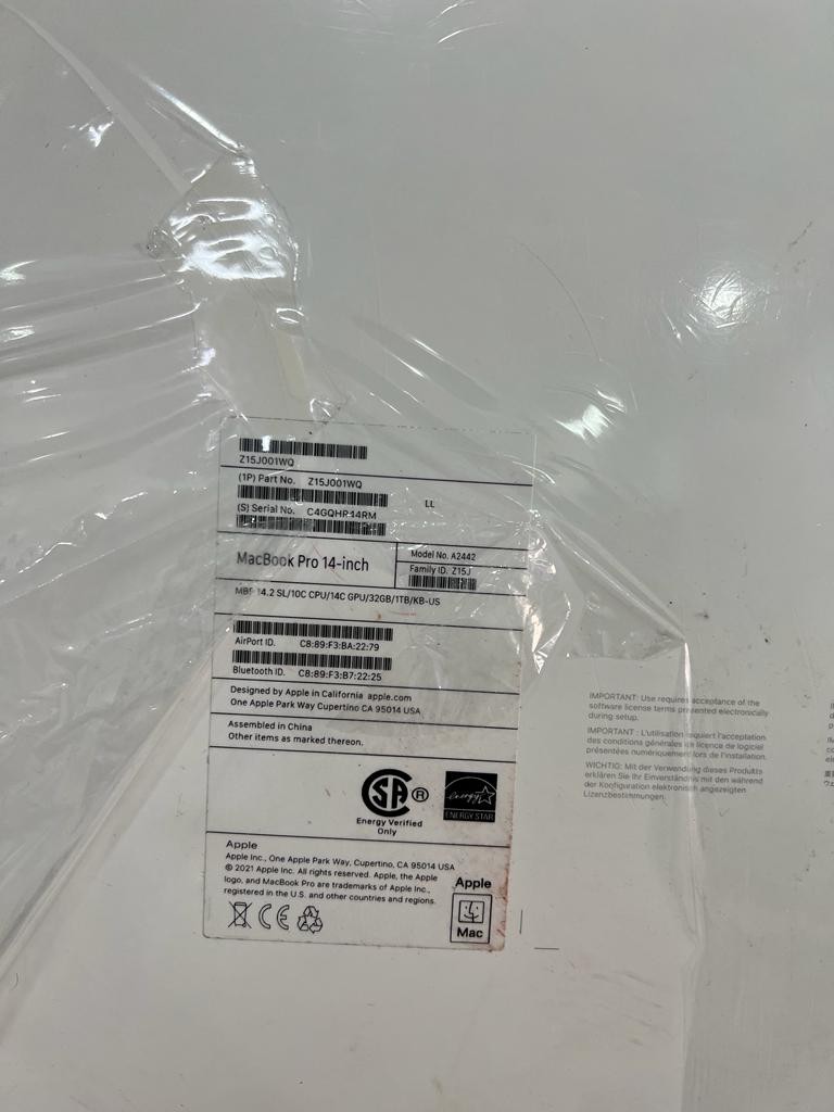 celulares y tabletas - MacBook Pro 2021 32GB RAM 1TB  2