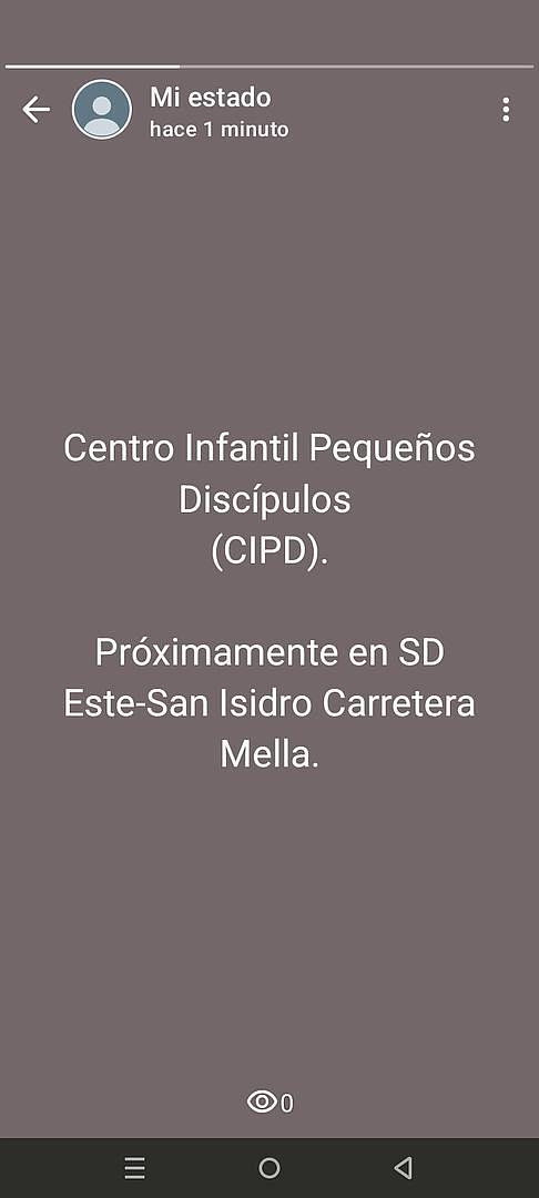servicios profesionales - Centro Infantil Pequeños Discípulos.