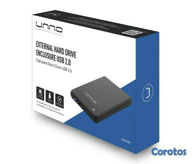 accesorios para electronica - Caja de disco duro externo USB 2.0 - Enclosure 1