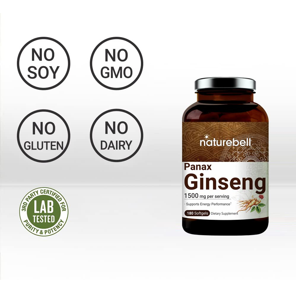 Salud y Equipamiento Médico - Ginseng Rojo Coreano 2,250 Mg Por Porcion, 240 Capsulas 3