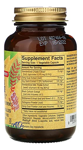 Salud y Equipamiento Médico - Solgar Herbal Female Complex 50 Capsulas 1