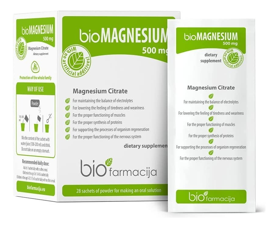 Salud y Equipamiento Médico - Citrato Magnesio Biofarmacija - Un - Unidad A $6425 0