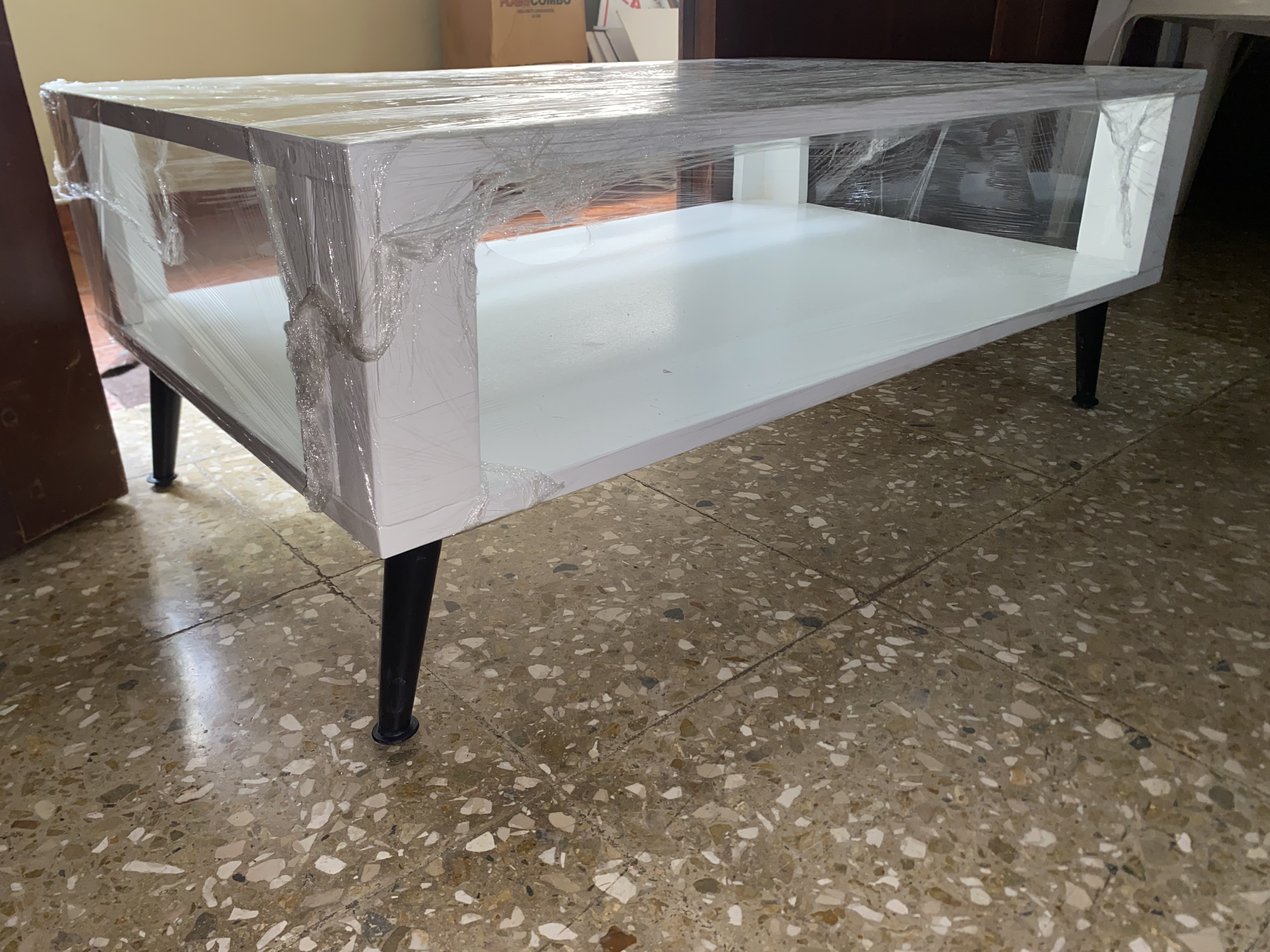 muebles y colchones - Juego de Muebles grises  con mesa de centro 7