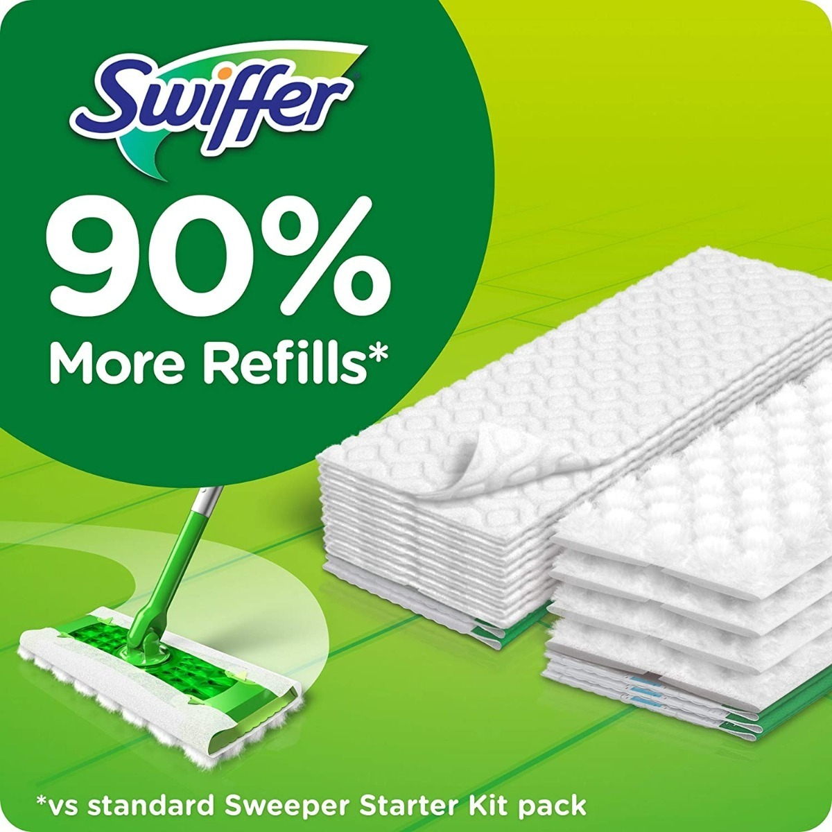 Salud y Equipamiento Médico - Swiffer Sweeper Dry + Wet - Juego De Limpieza 19 Recambios 2