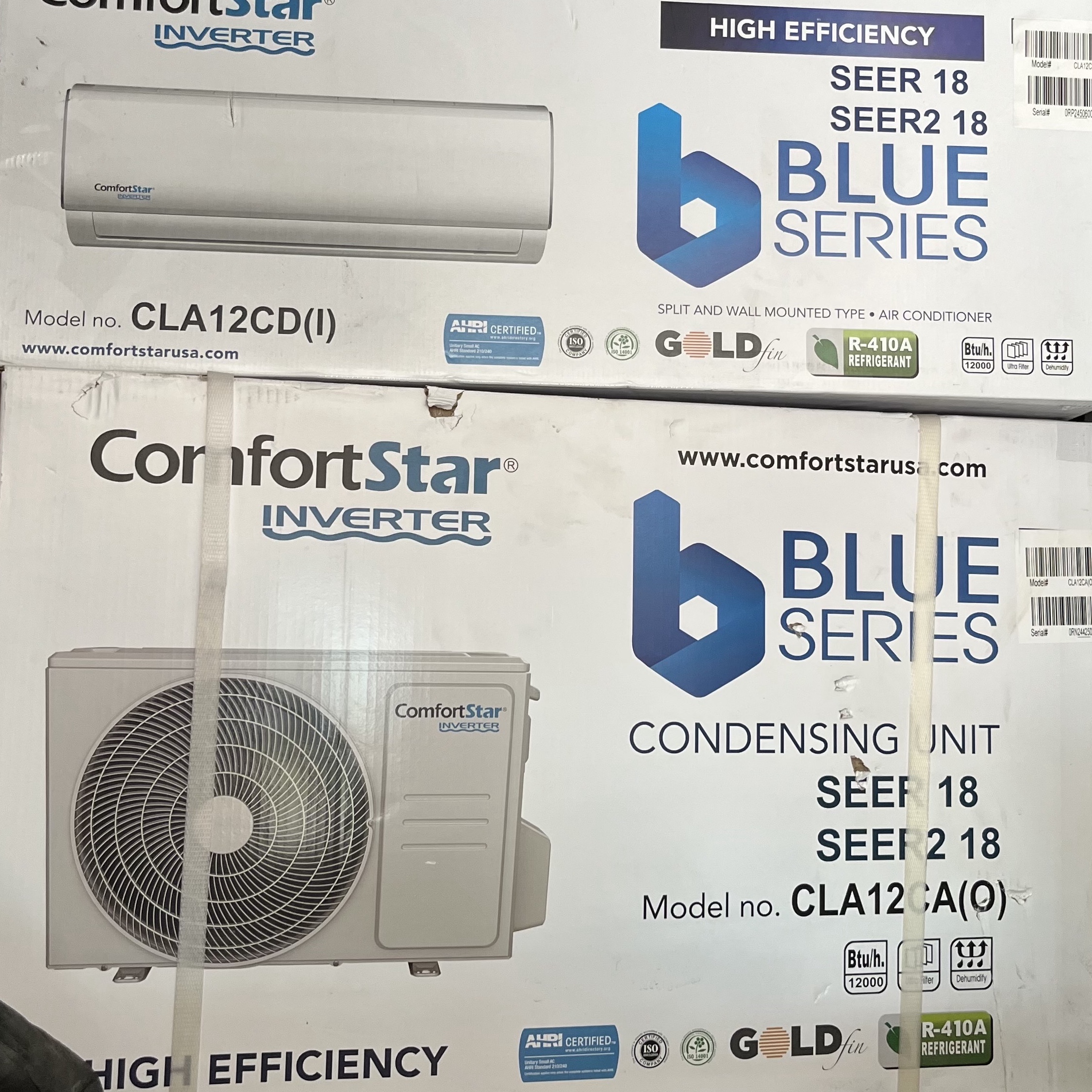 aires acondicionados y abanicos - Aire Acondicionado Inverter ComfortStar eficiencia 18 (12,000 BTU) (110V) 0