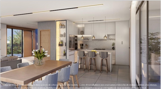 casas vacacionales y villas - Venta de Villa lujosa en vista cana con piscina República Dominicana 
 6