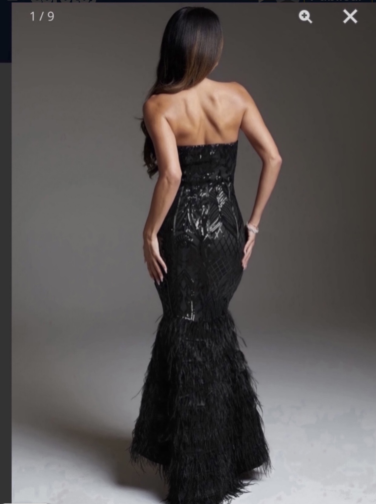 ropa para mujer - Vestido de gala marca Bebe size s  2