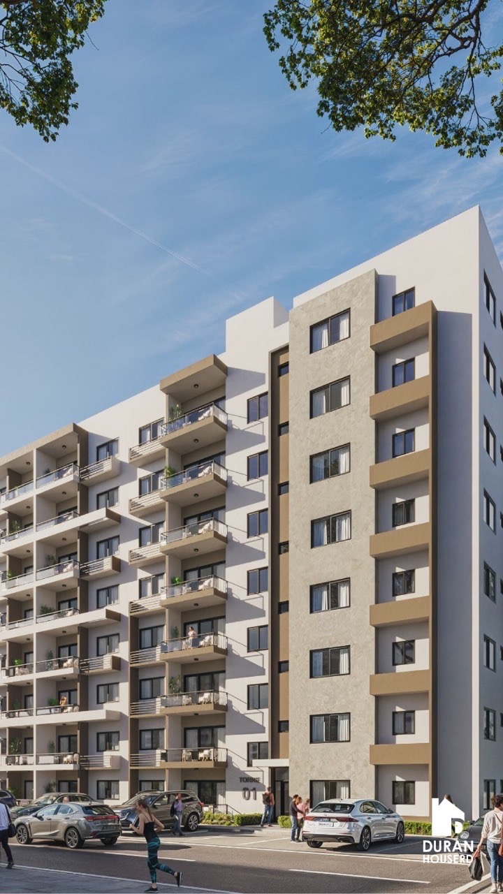 apartamentos - venta de apartamentos en torre de lujo en la autopista de san isidro con piscina 1
