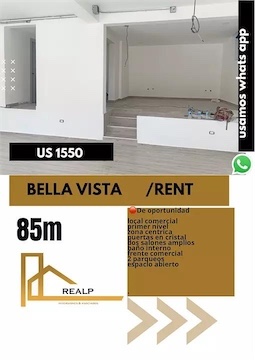 oficinas y locales comerciales - Local comercial en bella vista  0