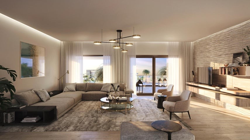 apartamentos - Proyecto en venta Punta Cana #22-2409 tres dormitorios, balcón, frente al mar.
 0