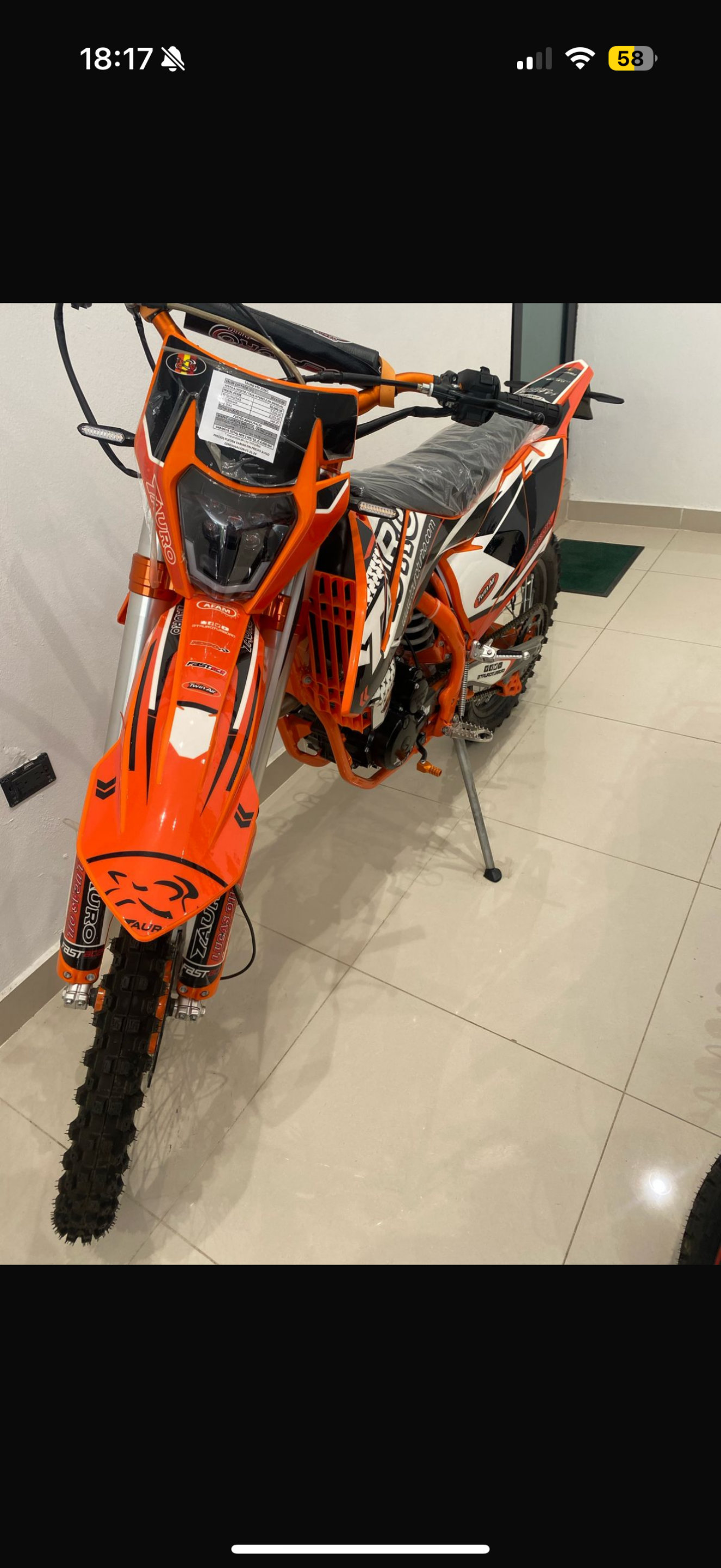 motores y pasolas - La Bestia Naranja ! Tauro KTX 250 GT 2