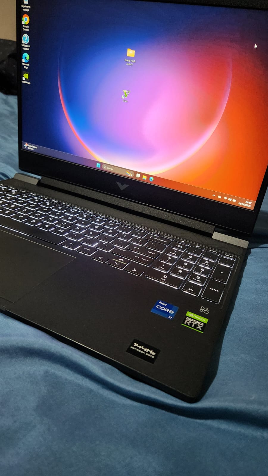 computadoras y laptops - LAPTOP HP VICTUS 3050TI 16GB RAM GTA 5 7