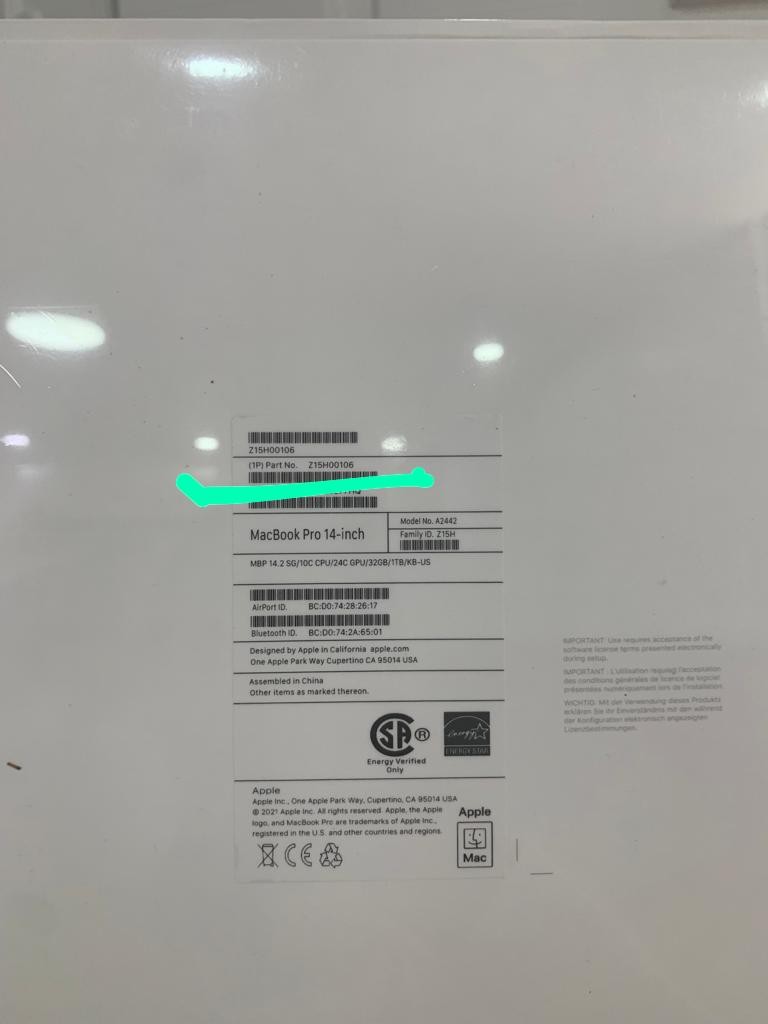 celulares y tabletas - MacBook Pro 14-inch 2021 32gb RAM 1TB 3