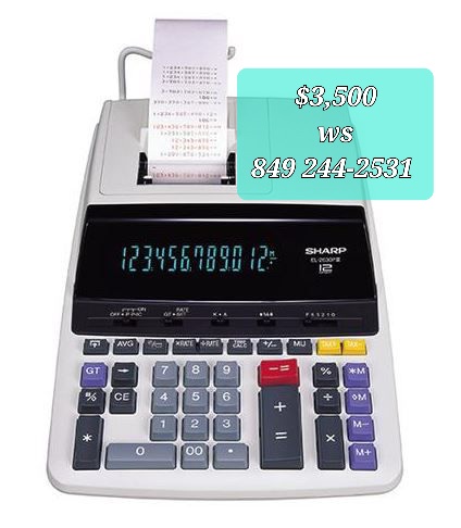 impresoras y scanners - calc. sharp importada y garantia oferta!! 1