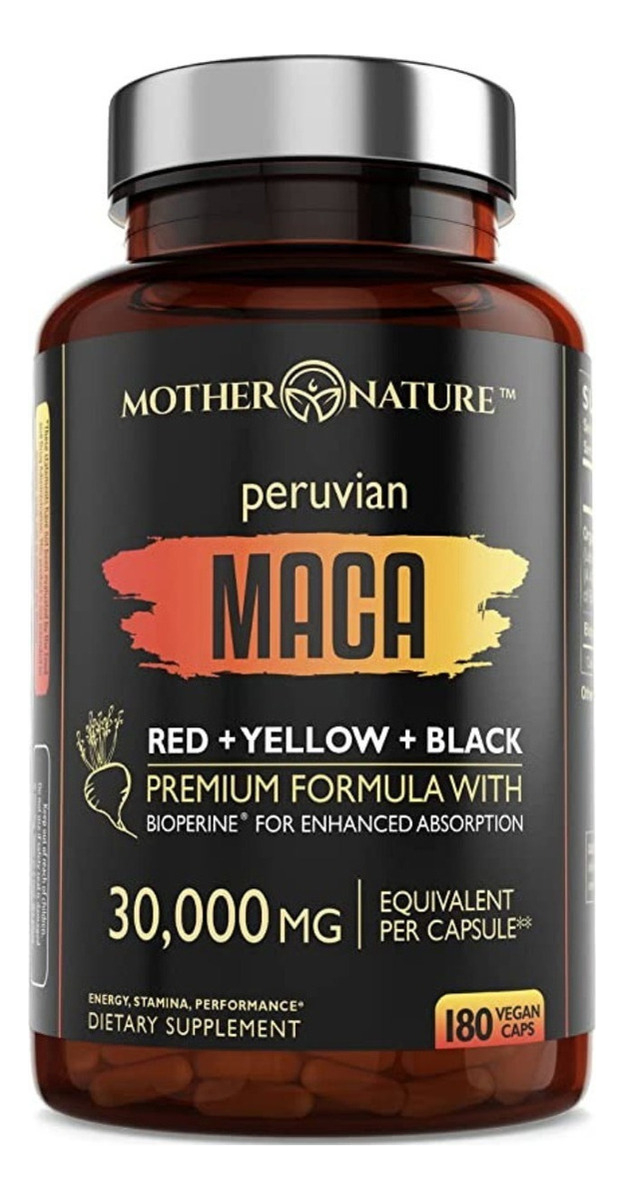 Salud y Equipamiento Médico - Mother Nature - Maca 60caps - Unid - Unidad A $1527 0