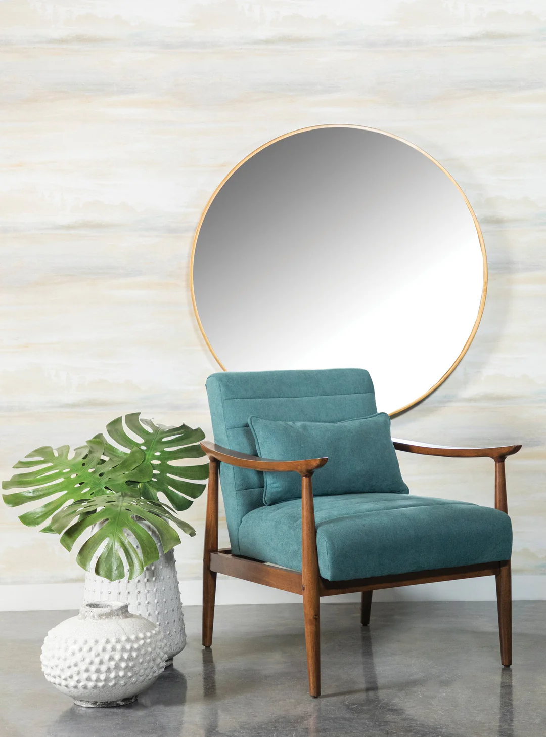 muebles y colchones - Se venden dos butacas color azul y madera 1