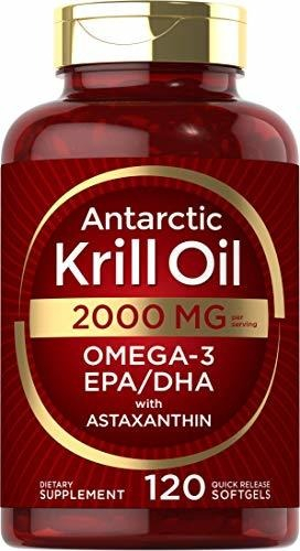 Salud y Equipamiento Médico - Aceite De Krill Antartico 2000 Mg Omega 3 Epa/dha 120 Cap 0