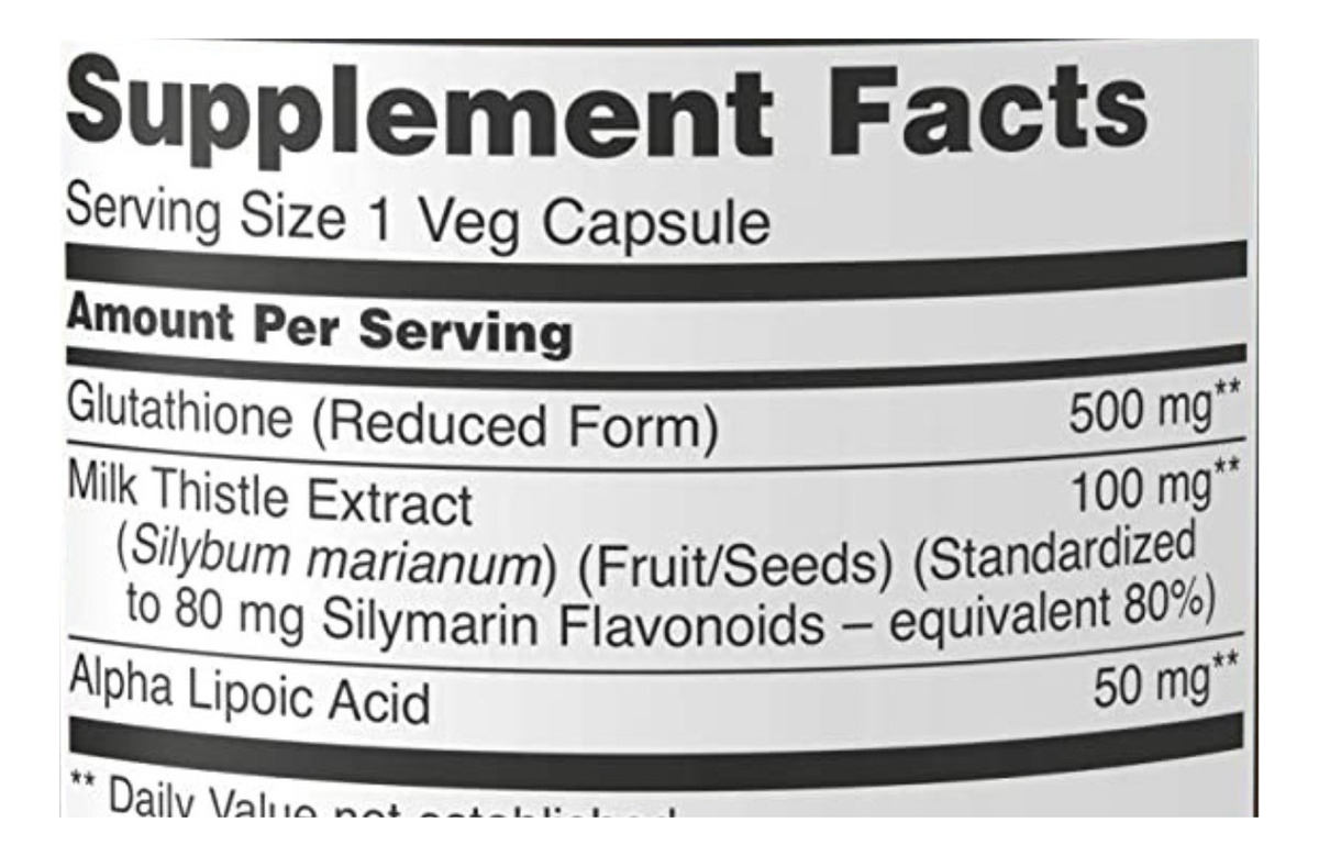 Salud y Equipamiento Médico - Glutation 30 Cap 500 Mg Now 1