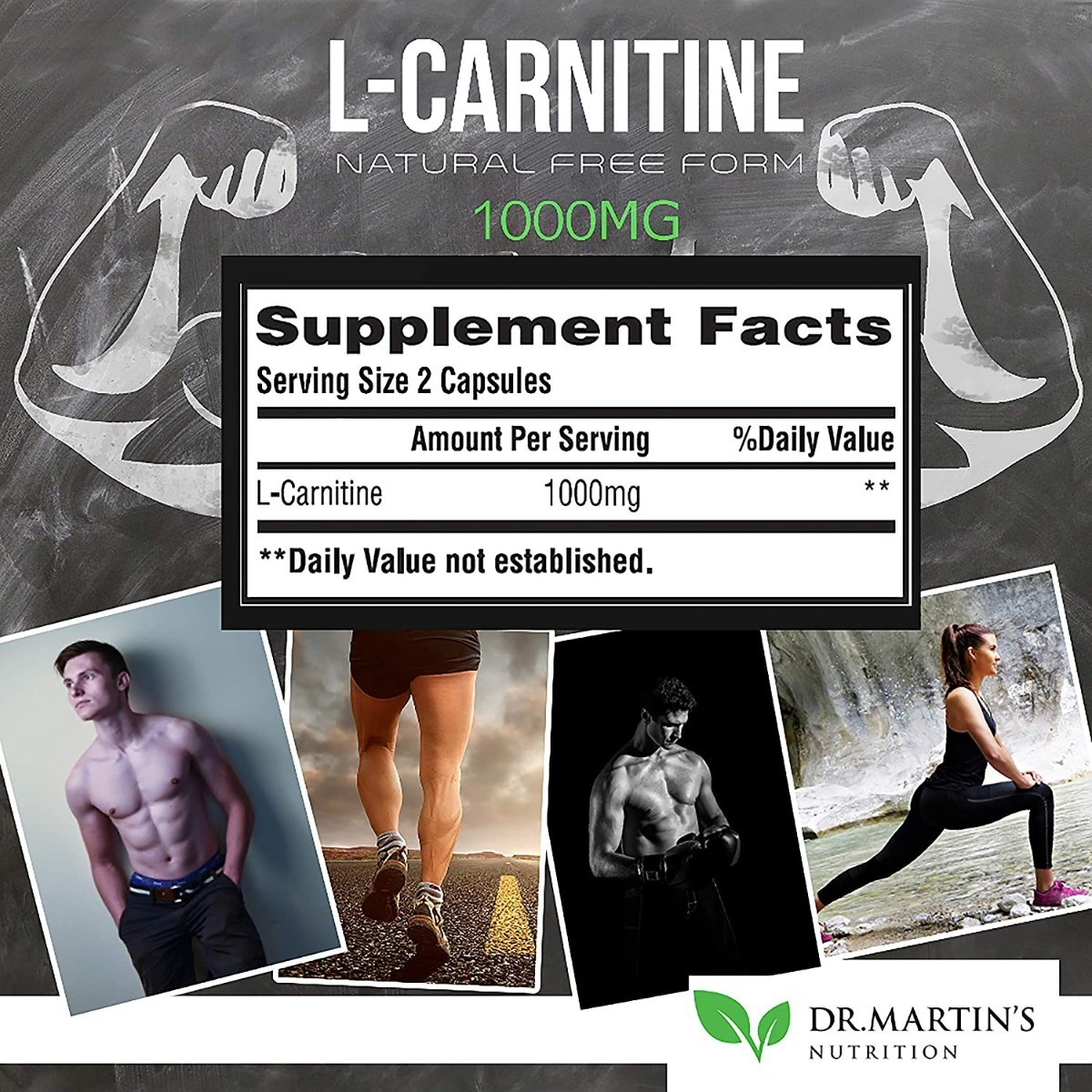 Salud y Equipamiento Médico - L-carnitina Extra Fuerte 1000 Mg Metabolismo 200 Cap 2