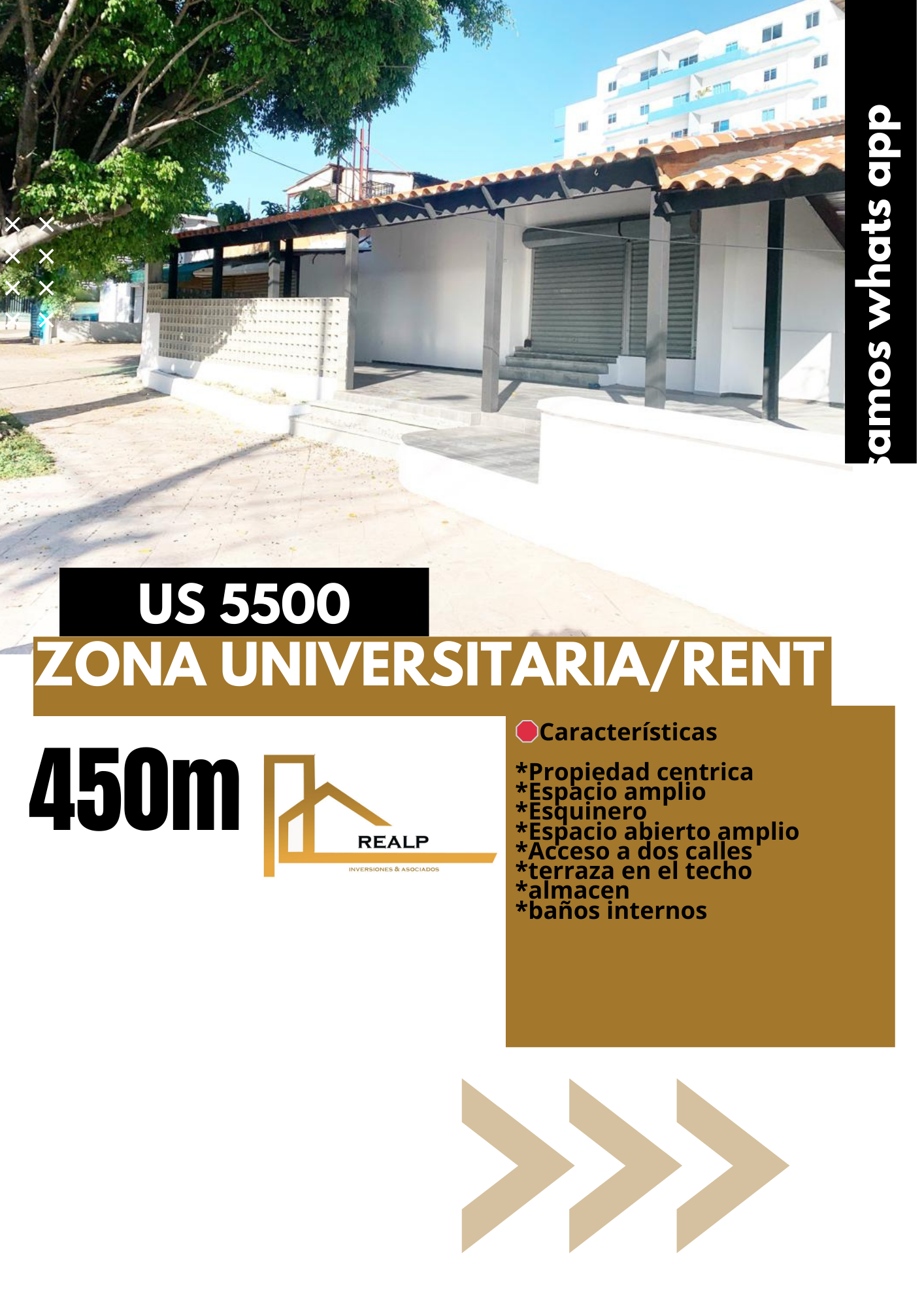 oficinas y locales comerciales - Local esquinero en Zona universitaria 