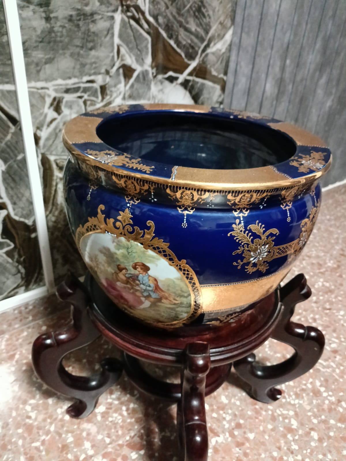 arte y antigüedades - Dos tarros en porcelana 0