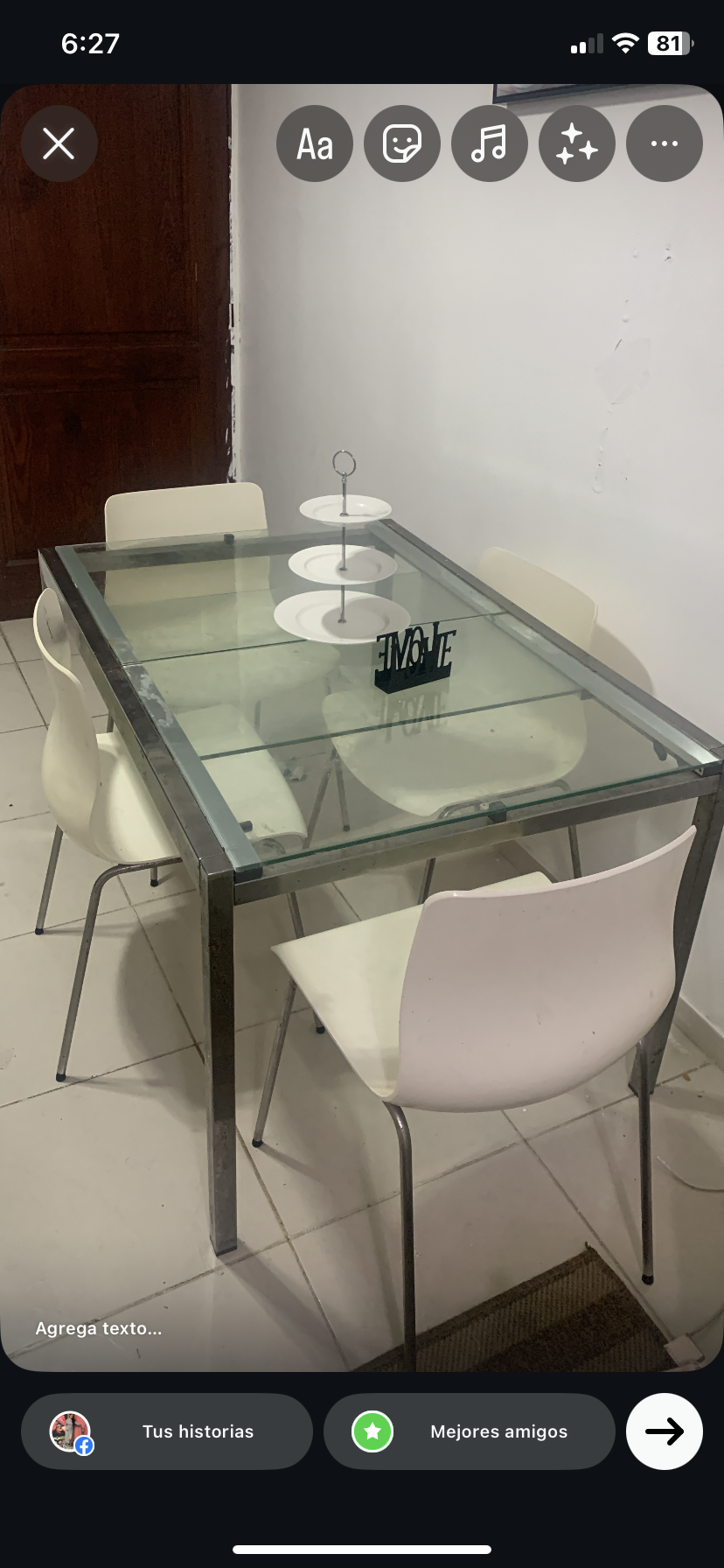 muebles y colchones - Comedor de 4/6 sillas  0
