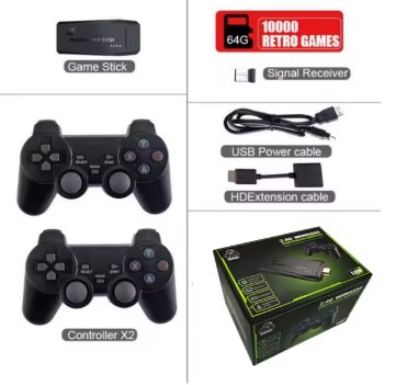 accesorios para electronica - HDMI Game Stick Más de 10,000 Juegos Preinstalados 1