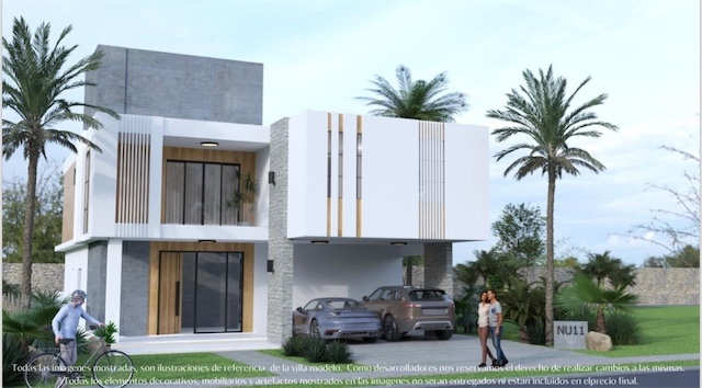 casas vacacionales y villas - Venta de Villa lujosa en vista cana con piscina República Dominicana 
 7