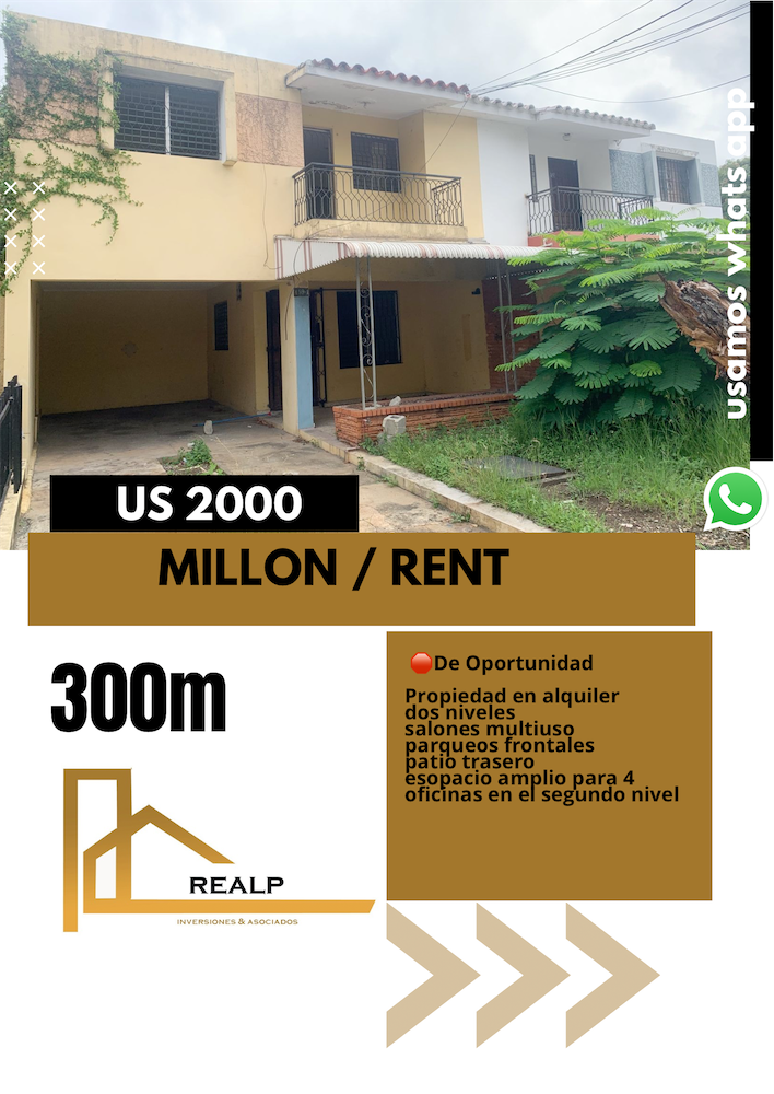 casas - Propiedad comercial en alquiler  0