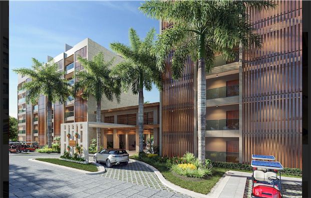 apartamentos - Venta de apartamentos en cap cana con piscina vista gold  residences 9