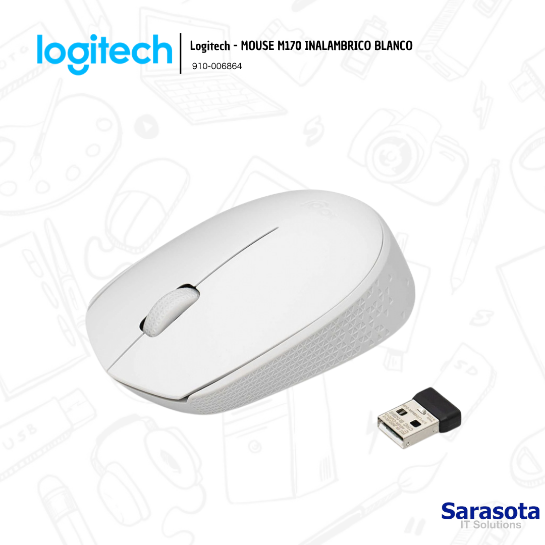 accesorios para electronica - Logitech - MOUSE M170 INALAMBRICO BLANCO