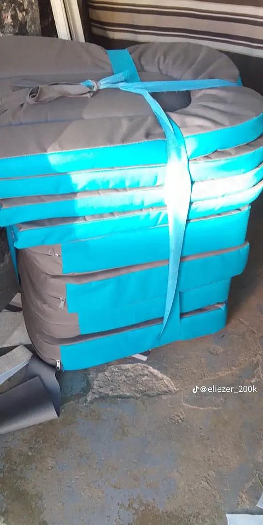 muebles y colchones - se vende cojines para tu mesedora en fibra de vidrio nuevo 4