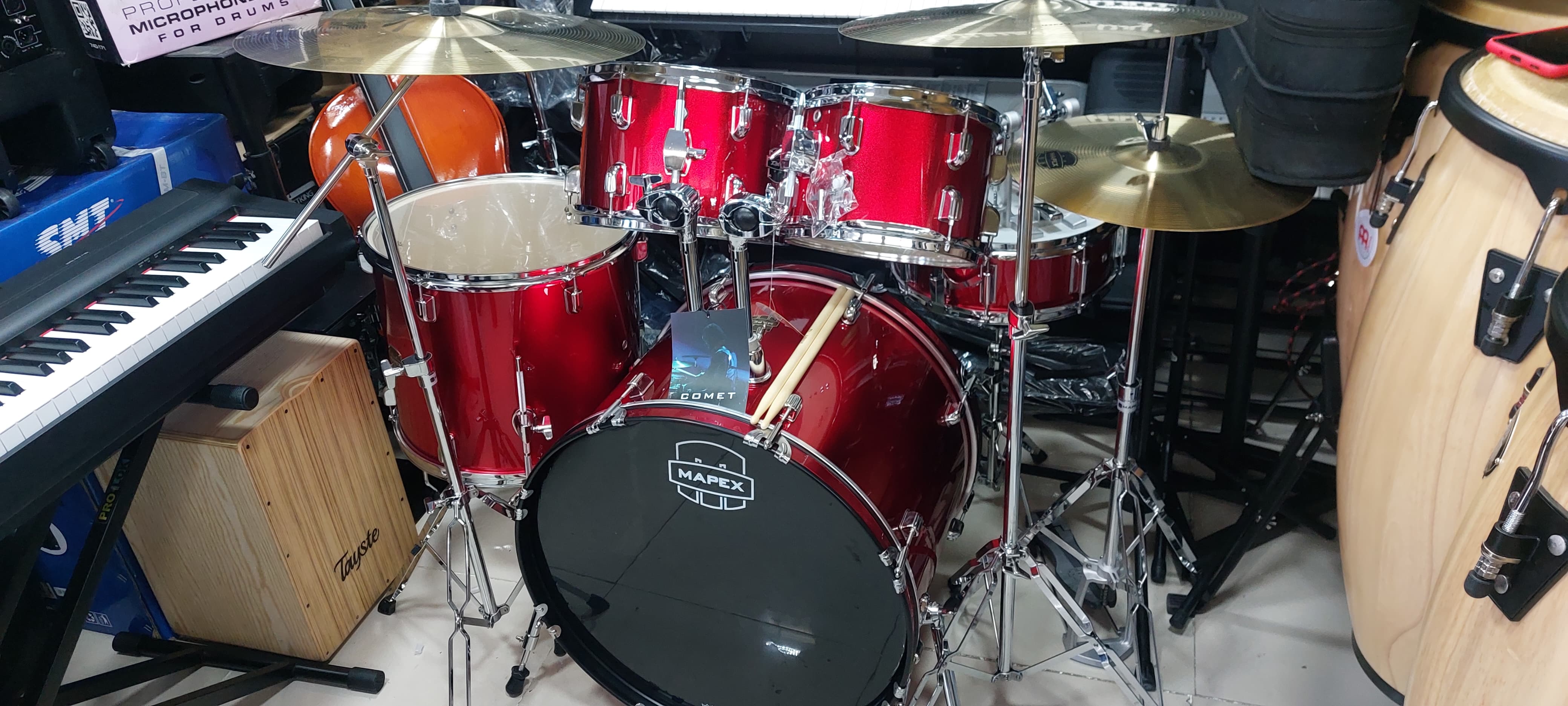 instrumentos musicales - BATERIA ACUSTICA MAPEX COMET  0