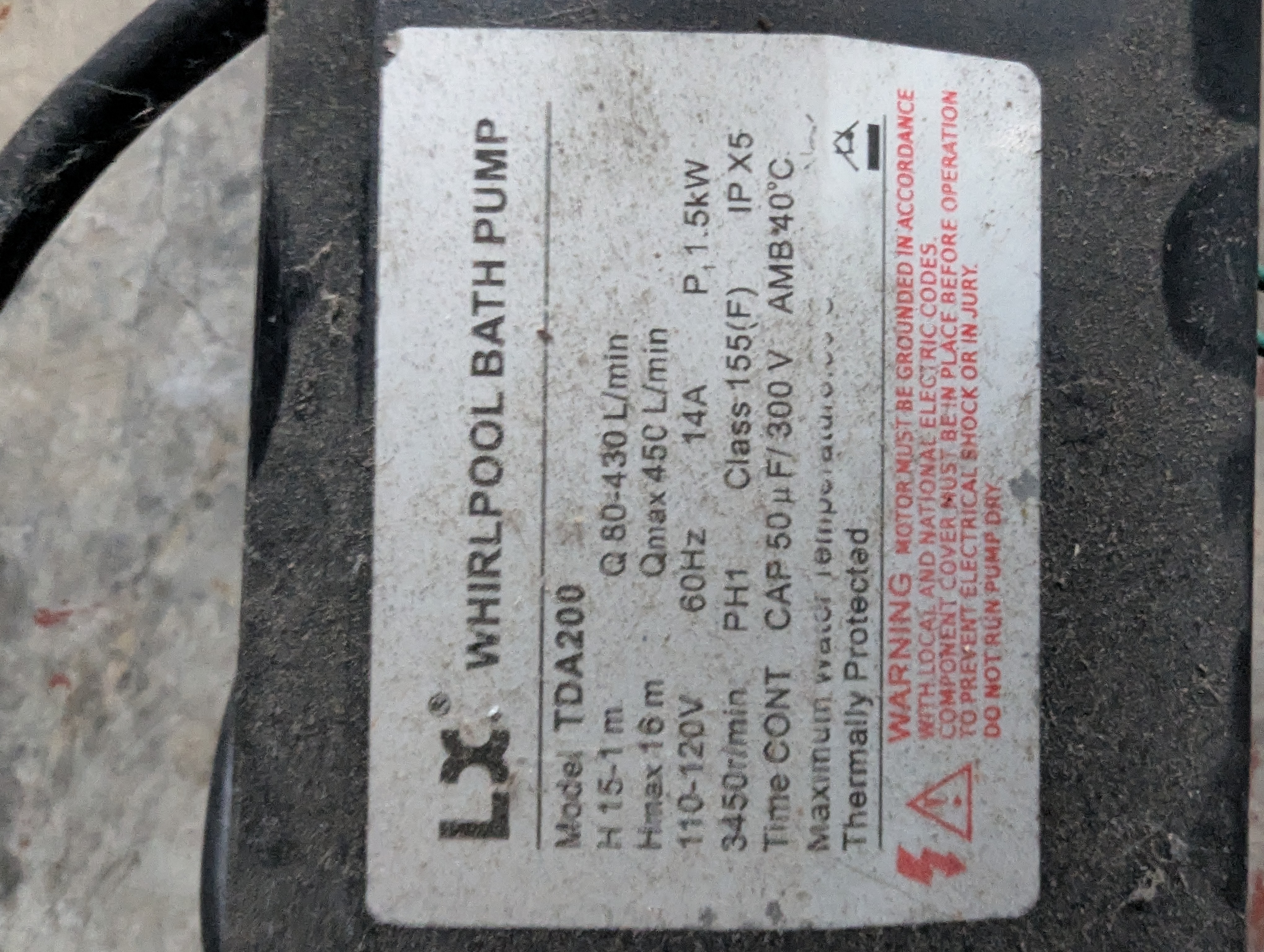 herramientas, jardines y exterior - BOMBA DE AGUA WHIRLPOOL 2 HP EN EXCELENTES CONDICIONES  4