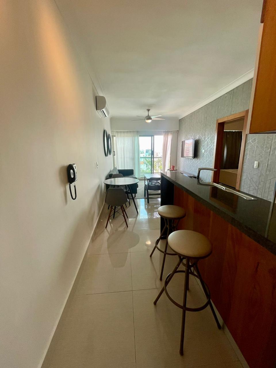 apartamentos - Se Alquila Apartamento Amueblado en el Ens. La Julia (Vista Al Mar) 8
