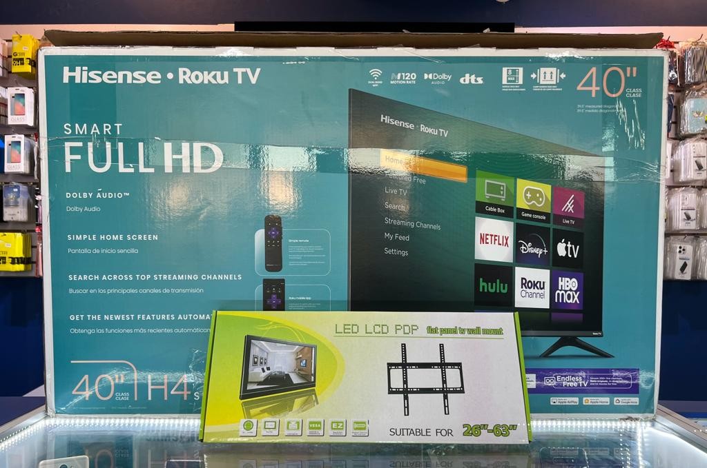 tv - SMART TV HISENSE DE 40 PULGADA ROKU FULL HD 0