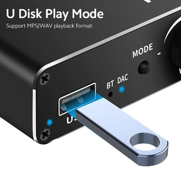otros electronicos - Audio convertidor de audio digital a analogo con funcion de bluetooth usb D18  2