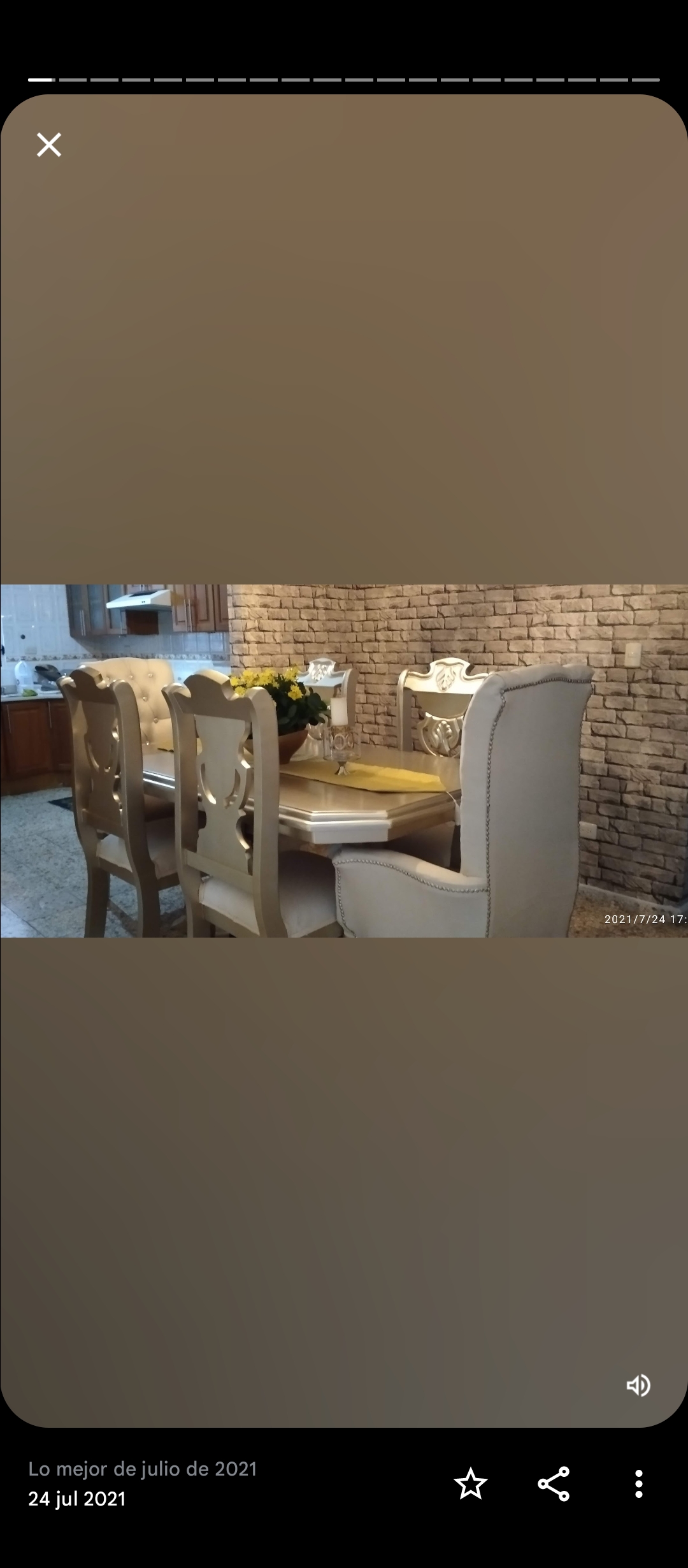decoración y accesorios - Comedor en caoba 6 sillas 