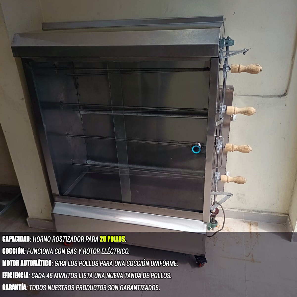 equipos profesionales - 🐔 Hornos Rostizador de Pollos 🐔 3