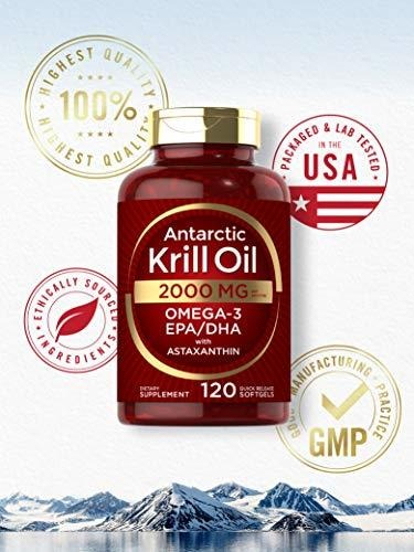 Salud y Equipamiento Médico - Aceite De Krill Antartico 2000 Mg Omega 3 Epa/dha 120 Cap 1