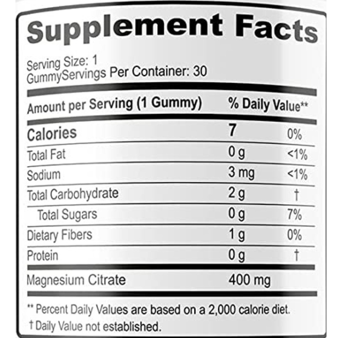 Salud y Equipamiento Médico - Citrato Magnesio 30 Gum 400 Mg 1